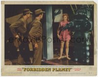 9b277 FORBIDDEN PLANET LC #7 1956 Nielsen & Stevens watch Robby the Robot & sexy Anne Francis!