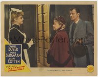 9b296 GASLIGHT LC 1944 Joseph Cotten & Dame May Whitty look at maid Angela Lansbury!