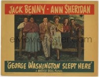 9b298 GEORGE WASHINGTON SLEPT HERE LC 1942 Jack Benny, Sheridan, Hattie McDaniel, Tracy & Kilbride