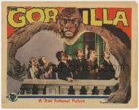 9b318 GORILLA LC 1927 Fred Kelsey, Walter Pidgeon & cast surrounded by art of giant ape head & arms!