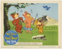 9b349 HEY THERE IT'S YOGI BEAR LC 1964 Boo-Boo, Yogi & Cindy whistling a song with blue bird!