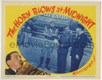 9b361 HORN BLOWS AT MIDNIGHT LC 1945 great image of Jack Benny pointing at The Human Rocket!