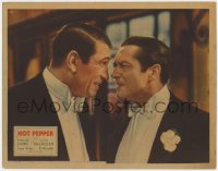 9b364 HOT PEPPER LC 1933 intense close up of Edmund Lowe & Victor McLaglen glaring at each other!
