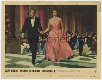 9b394 INDISCREET LC #3 1958 Cary Grant in tuxedo with beautiful Ingrid Bergman at fancy ball!