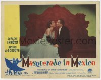9b566 MASQUERADE IN MEXICO LC #2 1946 close up of Dorothy Lamour & Arturo de Cordova about to kiss!