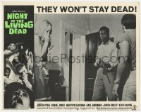 9b623 NIGHT OF THE LIVING DEAD LC #1 1968 George Romero zombie classic, Duane Jones with rifle!