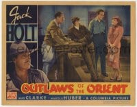9b650 OUTLAWS OF THE ORIENT LC 1937 Jack Holt, pilot Ray Walker, Mae Clarke & James Bush!