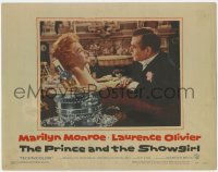 9b683 PRINCE & THE SHOWGIRL LC #1 1957 Laurence Olivier w/sexy Marilyn Monroe by champagne bucket!