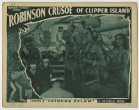 9b720 ROBINSON CRUSOE OF CLIPPER ISLAND chapter 3 LC 1936 Mamo Clark & depressed natives, Ray Mala!