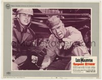 9b755 SERGEANT RYKER LC #5 1968 great close up of handcuffed Lee Marvin pointing & yelling!