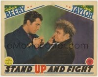 9b810 STAND UP & FIGHT LC 1939 Wallace Beery fighting with Robert Taylor, written by James M. Cain!