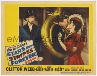 9b814 STARS & STRIPES FOREVER LC #5 1953 Robert Wagner, Debra Paget & Clifton Webb as Sousa!