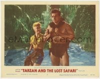 9b840 TARZAN & THE LOST SAFARI LC #5 1957 sexy Yolande Donlan never met a man like Gordon Scott!