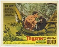 9b842 TARZAN & THE VALLEY OF GOLD LC #4 1966 great image of Mike Henry in tree with chimp!