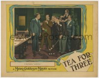 9b852 TEA FOR THREE LC 1927 Lew Cody with men playing golf in their big business conference!