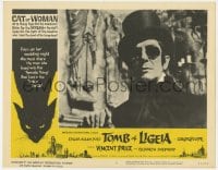 9b896 TOMB OF LIGEIA LC #2 1964 best close up of Vincent Price wearing sunglasses & top hat!