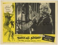 9b912 TWIST ALL NIGHT LC #4 1962 sexy June Wilkinson visits Louis Prima behind bars in jail!