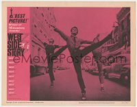 9b963 WEST SIDE STORY LC #3 R1962 classic image of George Chakiris dancing in the street!