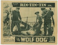 9b982 WOLF DOG chapter 9 LC 1933 Rin Tin Tin Jr. in border art AND in inset with Frankie Darro!