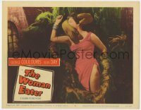 9b984 WOMAN EATER LC #5 1959 best c/u of wacky tree monster attacking sexy woman in skimpy outfit!