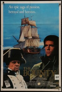 9c383 BOUNTY Aust 1sh 1984 Mel Gibson, Anthony Hopkins, Laurence Olivier, Mutiny on the Bounty!