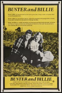 9c388 BUSTER & BILLIE Aust 1sh 1974 Jan-Michael Vincent loves trampy Joan Goodfellow!