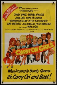 9c391 CARRY ON GIRLS Aust 1sh 1973 English sex, the 25th and funniest Carry On hit!