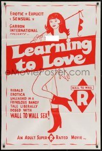 9c435 LEARNING TO LOVE Aust 1sh 1970s a frivolous bawdy tale liberally dosed with wall to wall sex1