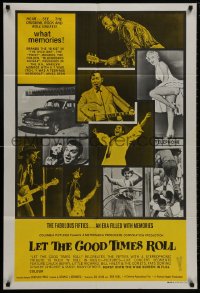 9c437 LET THE GOOD TIMES ROLL Aust 1sh 1973 Chuck Berry, Bill Haley, The Shirelles & real '50s rockers!