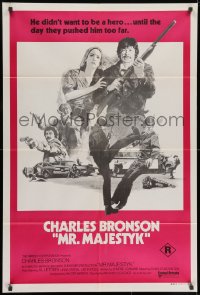 9c453 MR. MAJESTYK Aust 1sh 1974 full-length Charles Bronson, written by Elmore Leonard!
