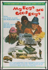 9c454 MY BOYS ARE GOOD BOYS Aust 1sh 1978 Juvy Hall couldn't hold 'em, Ralph Meeker, Ida Lupino!