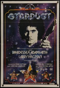 9c490 STARDUST Aust 1sh 1974 Michael Apted directed, David Essex, Keith Moon rock & roll!