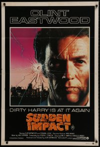 9c493 SUDDEN IMPACT Aust 1sh 1983 Clint Eastwood is at it again as Dirty Harry, great image!
