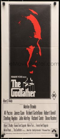 9c669 GODFATHER Aust daybill 1972 Marlon Brando & Al Pacino in Francis Ford Coppola crime classic!