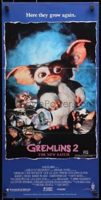 9c685 GREMLINS 2 Aust daybill 1990 different montage of Gizmo & wacky monsters!
