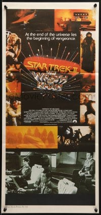 9c909 STAR TREK II Aust daybill 1982 The Wrath of Khan, Leonard Nimoy, William Shatner