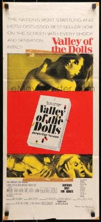 9c960 VALLEY OF THE DOLLS red style Aust daybill 1968 Patty Duke, sexy Sharon Tate, Barbara Parkins!