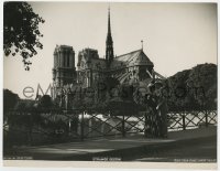 9c106 ETRANGE DESTIN French LC 1946 Helene Bellanger, Aime Clariond, Notre Dame cathedral!