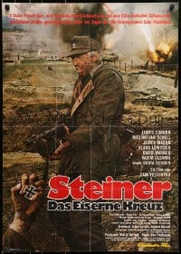 9c298 CROSS OF IRON German 1977 Sam Peckinpah, cool image of James Coburn in WWII!