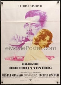 9c303 DEATH IN VENICE German 1971 Luchino Visconti's Morte a Venezia, Bogarde, Silvana Mangano