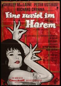 9c324 JOHN GOLDFARB, PLEASE COME HOME German 1964 different art of sexy dancer Shirley MacLaine!
