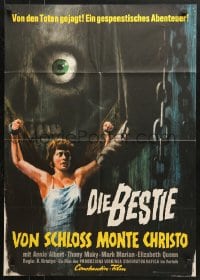 9c356 TOMB OF TORTURE German 1964 Antonio Boccaci's Metempsyco, wild Rehak horror artwork!