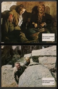 9c170 BUTCH CASSIDY & THE SUNDANCE KID 11 French LCs 1970 Paul Newman, Robert Redford, Ross!