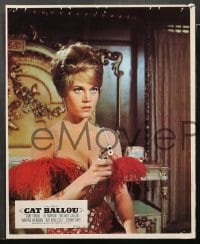 9c139 CAT BALLOU 8 French LCs 1965 images of classic sexy cowgirl Jane Fonda, Nat King Cole!
