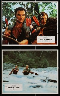 9c176 DELIVERANCE 12 French LCs 1972 Jon Voight, Burt Reynolds, Beatty, Cox, different images!