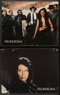 9c172 FELLINI'S ROMA 11 French LCs 1972 Italian Federico classic, the fall of the Roman Empire!
