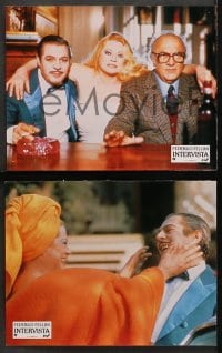 9c165 INTERVISTA 10 French LCs 1987 Federico Fellini, Italian, Marcello Mastroianni, Anita Ekberg