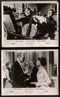 9c167 LOVE IN THE AFTERNOON 10 French LCs 1957 Wilder, Audrey Hepburn, Gary Cooper, Chevalier, rare!