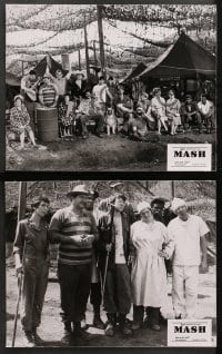 9c188 MASH 18 French LCs R1970s Elliott Gould, Korean War classic directed by Robert Altman!