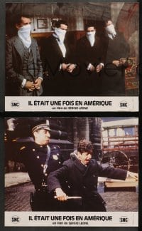 9c158 ONCE UPON A TIME IN AMERICA 9 French LCs 1984 De Niro, James Woods, Sergio Leone!